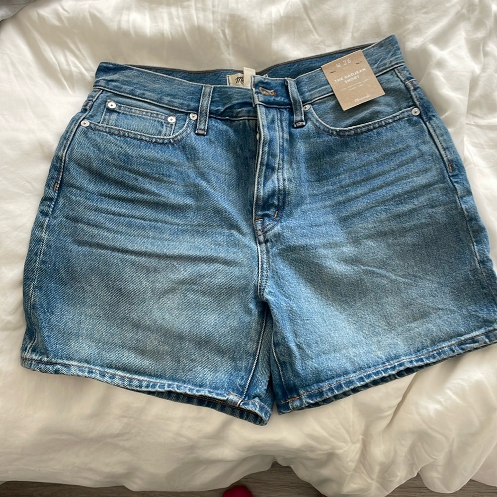 Madewell dad Jean shorts